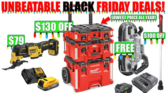 Unbeatable Black Friday Milwaukee Packout DeWALT & FLEX Tool Deals!