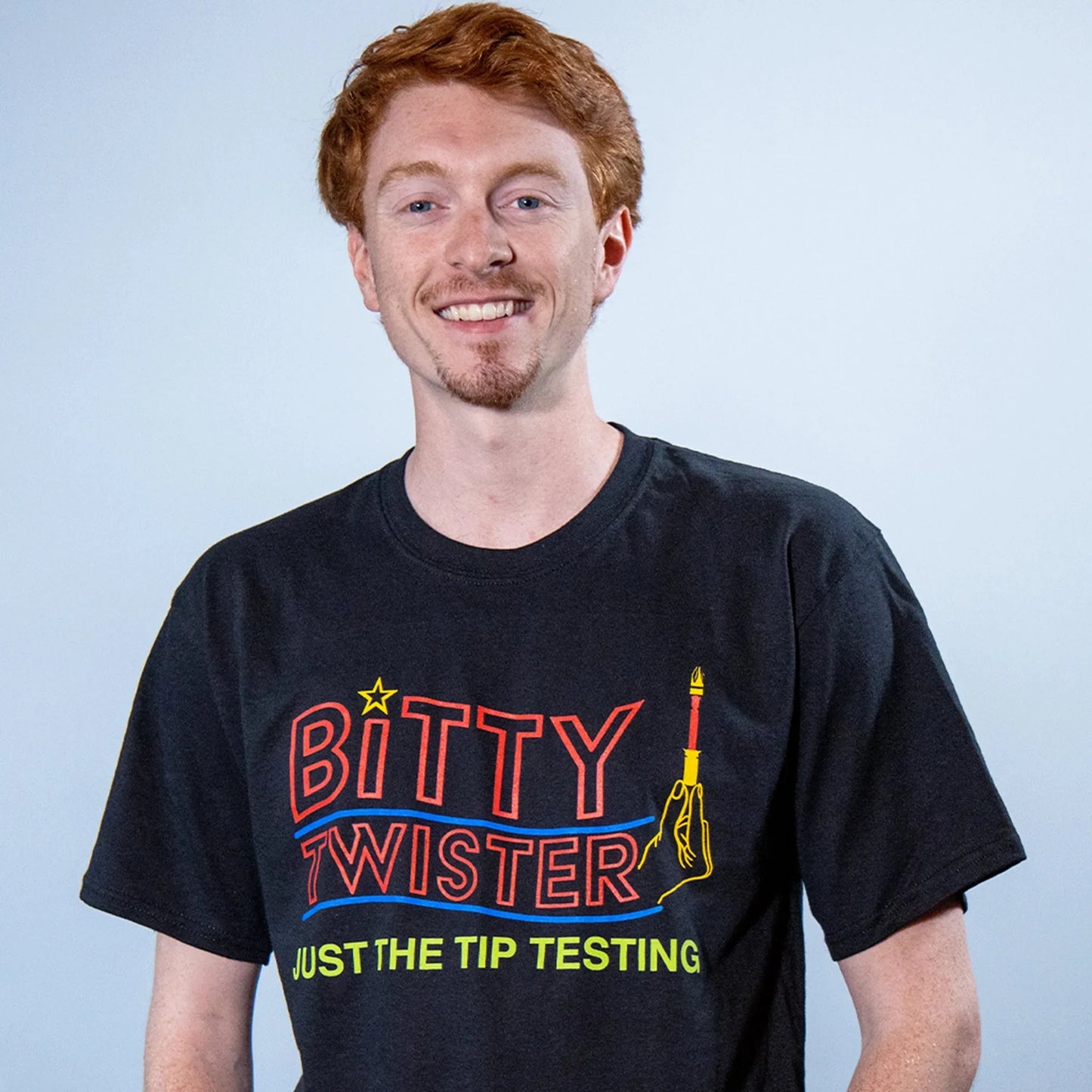 Experience the Bitty Twister T-shirt – a perfect blend of style and functionality. This shirt is designed for the discerning screw driver, emphasizing precision with 'JUST THE TIP' Driver bit TESTING. Elevate your gear collection with this unique and statement-making tee that reflects your commitment to quality and attention to detail
