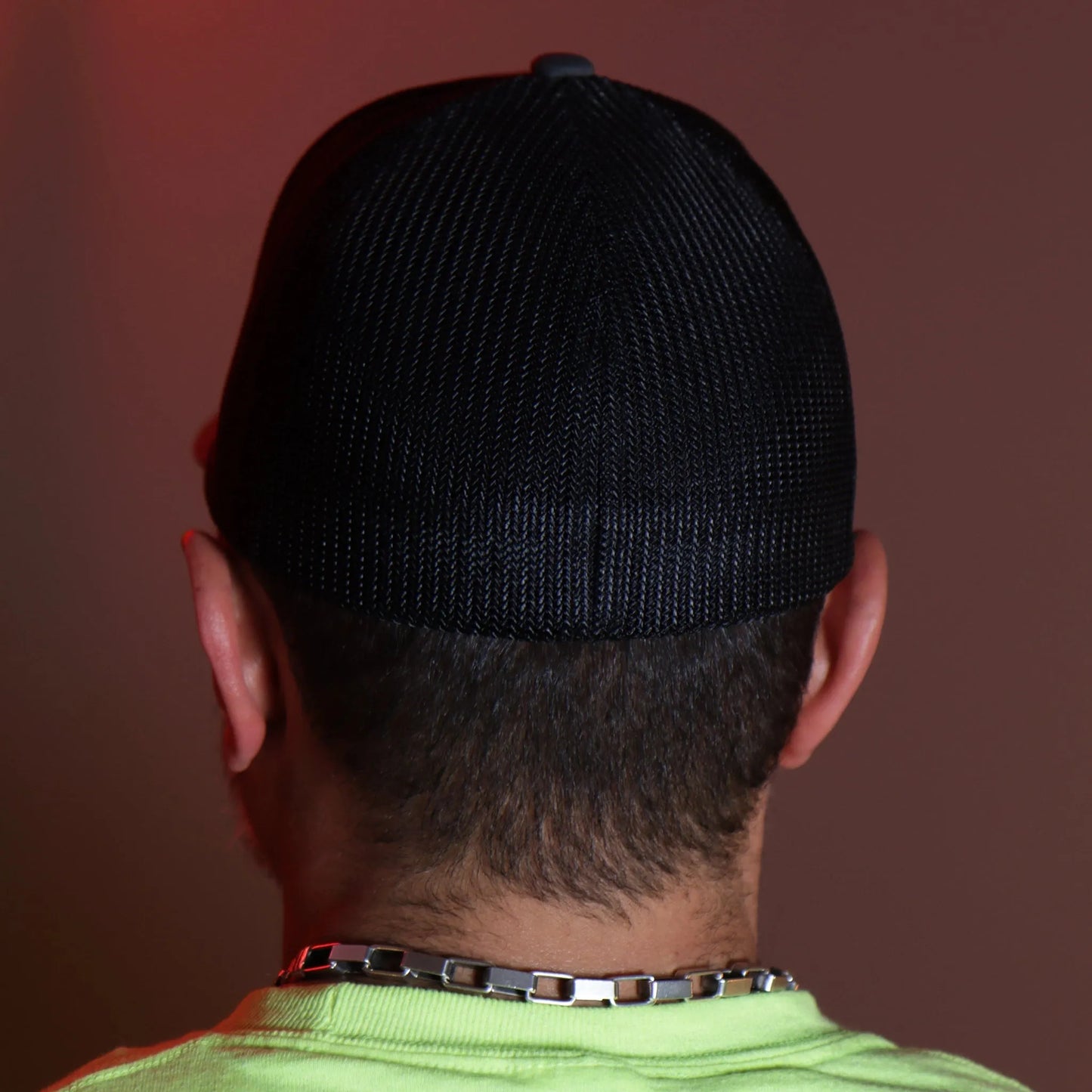 DeGANG GUARANTEED COOL FLEXFIT TRUCKER MESH CAP back