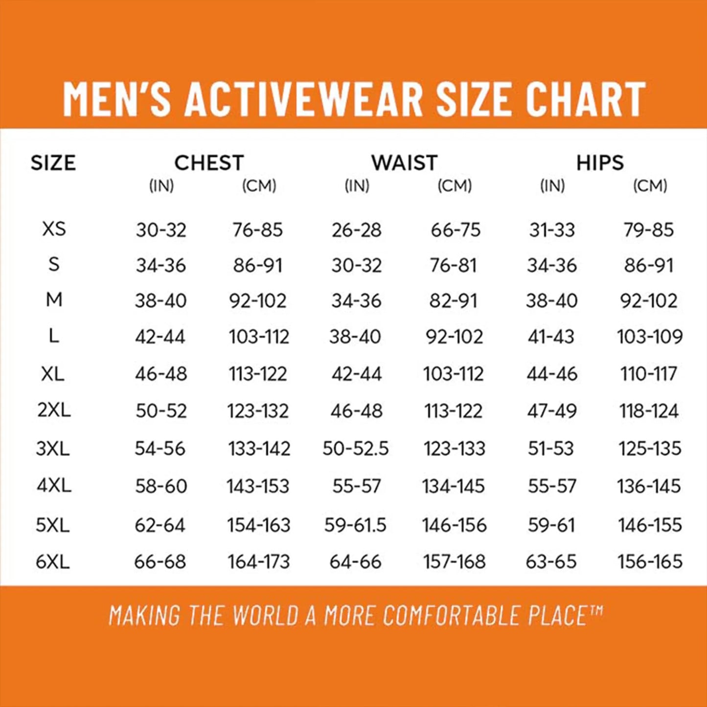 VCG Tool Deals Safety Orange Hoodie Size Chart VeryCoolGang