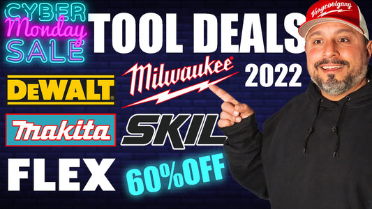 Best Cyber Monday Deals for FLEX, DeWalt, Makita, and Milwaukee Tool!