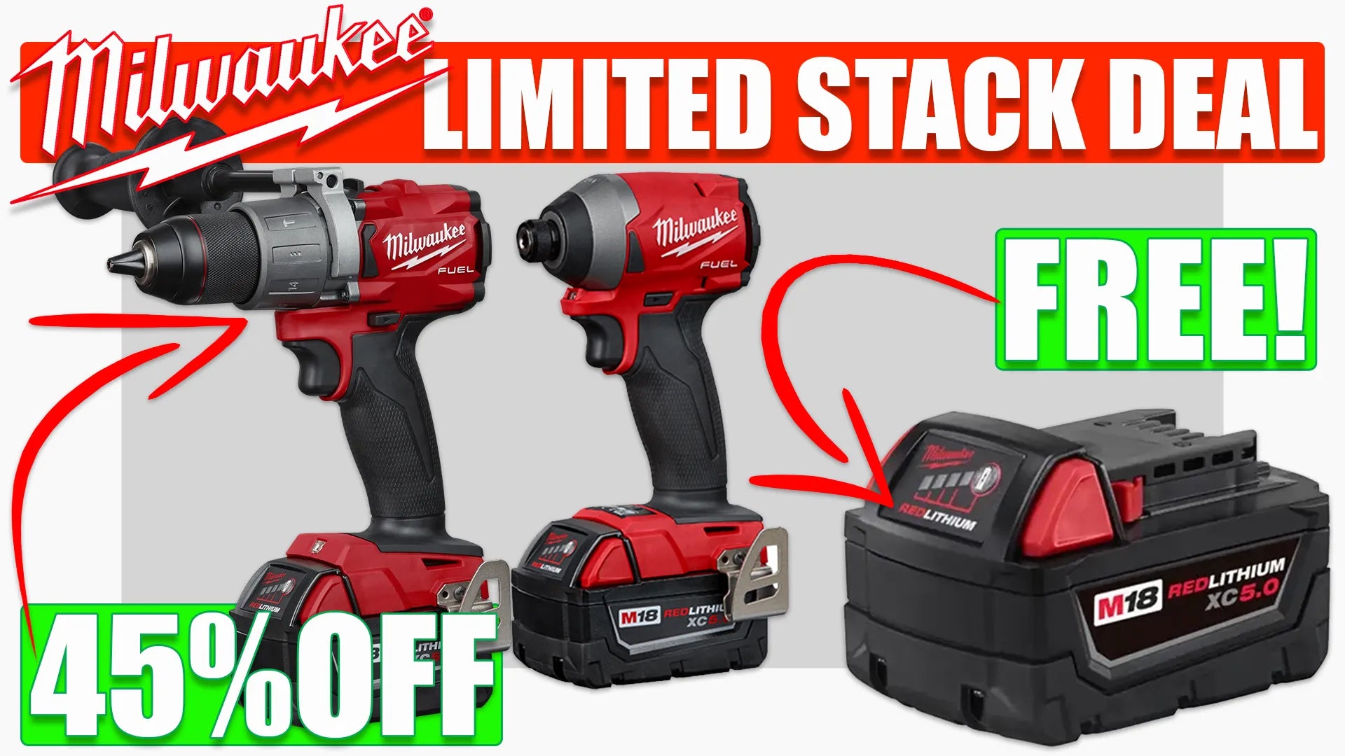 LIMITED Milwaukee Tool Deal YOU Shouldn't MISS! β VCG Store