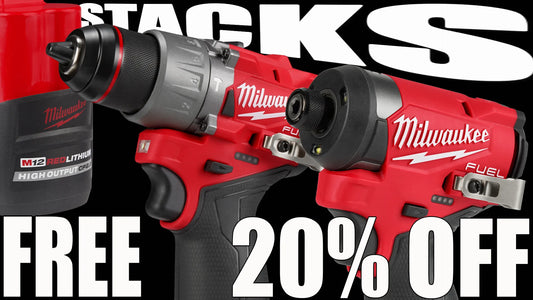 STACKING Milwaukee Cordless Tool FLASH SAVINGS!