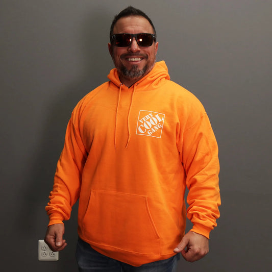 VCG Tool Deals Hi-Visibility Safety Orange Hoodie for Enhanced Visibility and Style